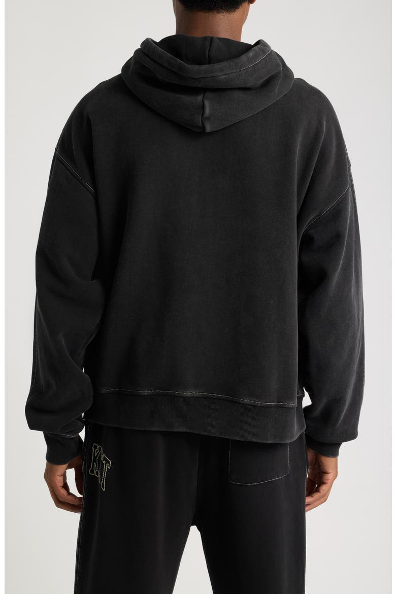 Big Stitch Hoodie, Alternate, color, BLACK
