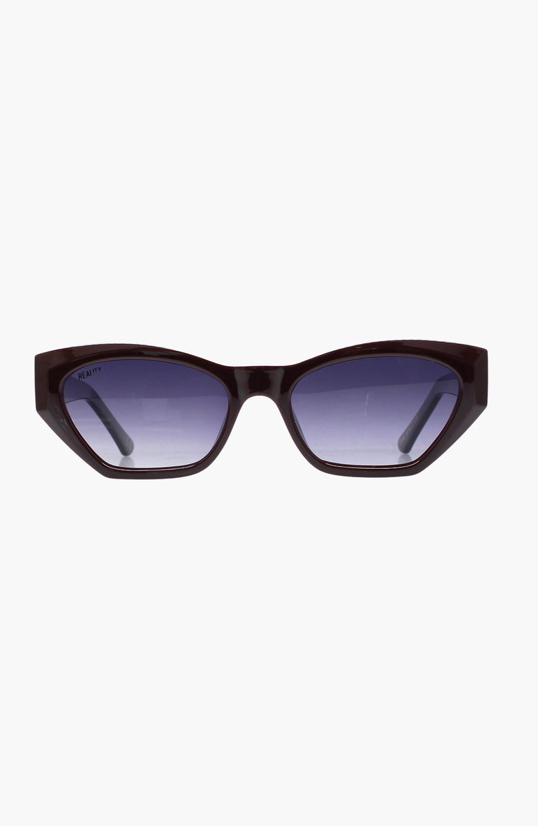 Reality Eyewear The Spector Sunglasses, Main, color, Chocolate
