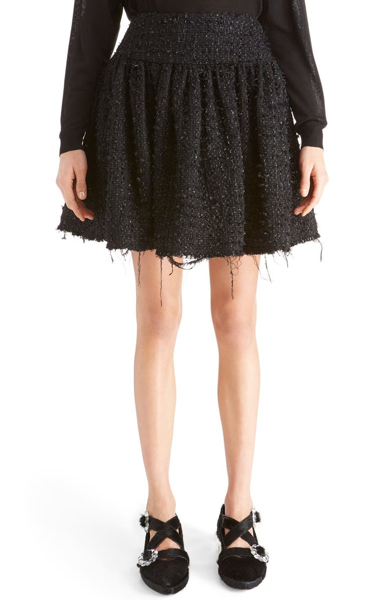 Simone Rocha Gathered Tweed Miniskirt | Nordstrom