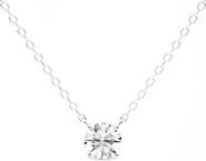 Badgley Mischka Collection Round Cut Lab Created Diamond Necklace - 0.50ctw