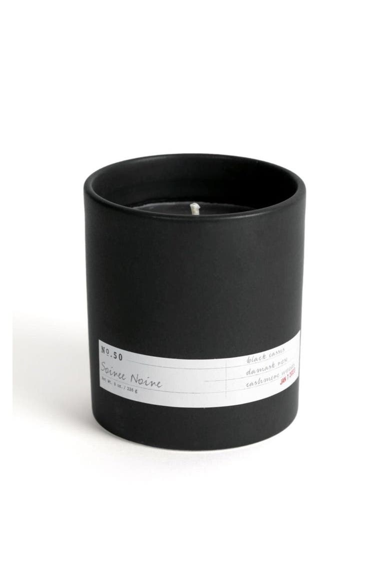No. 50 Soiree Noire Scented Candle, Main, color, Black