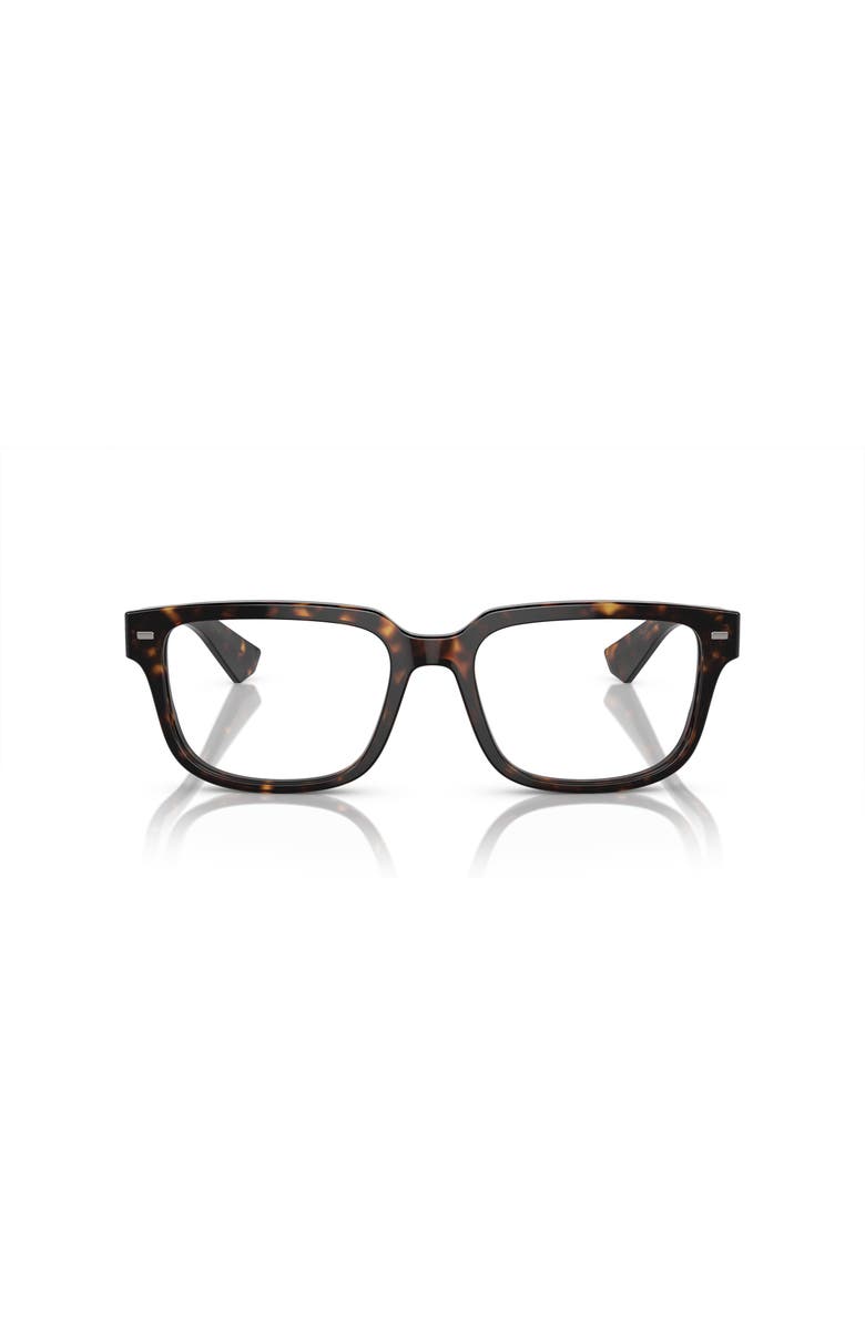 Dolce&Gabbana 52mm Square optical glasses, Alternate, color, Tortoise