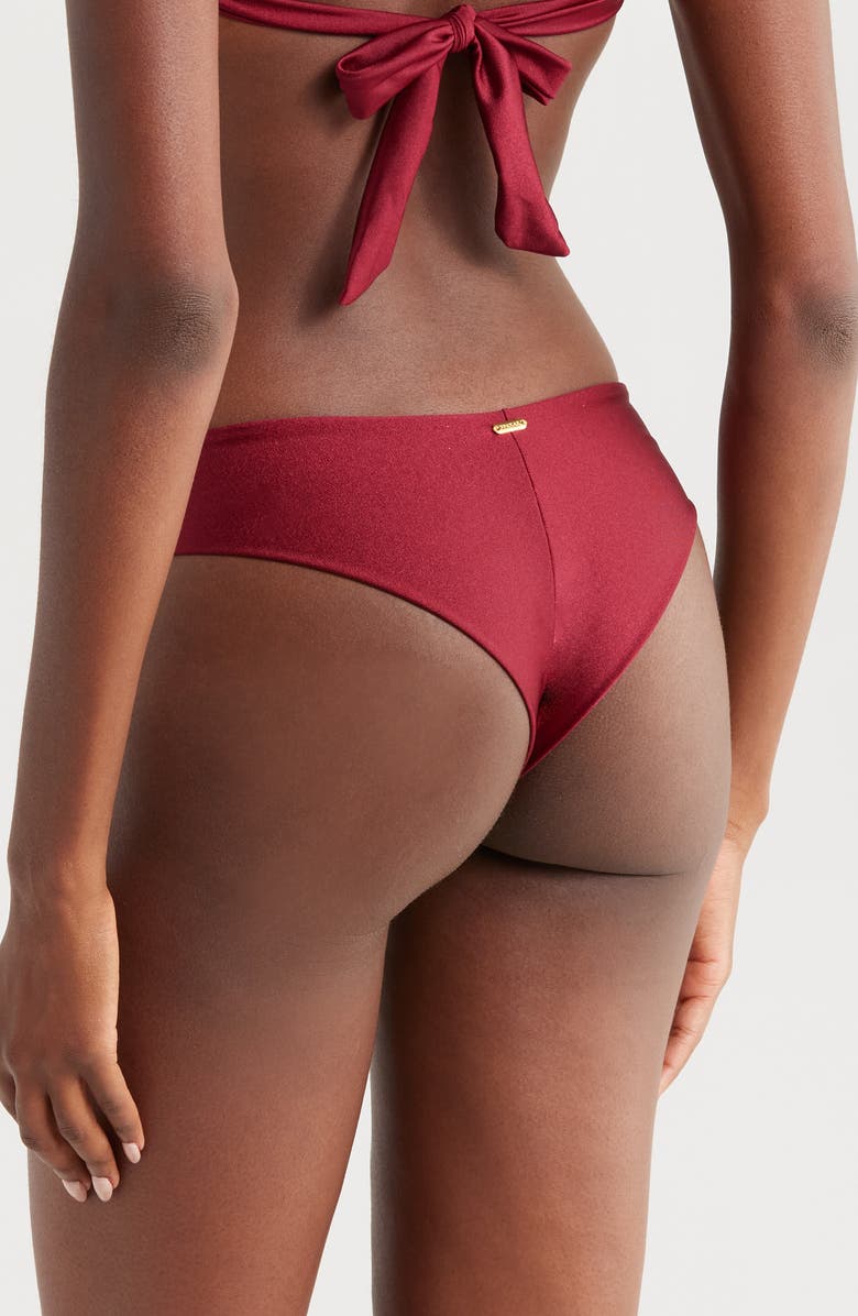BOAMAR Potter Bikini Bottoms, Alternate, color, Wine