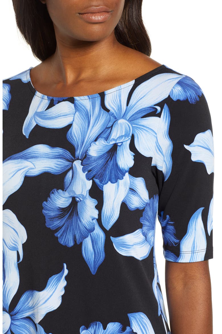 Orchid Rua Dress, Alternate, color, BLACK