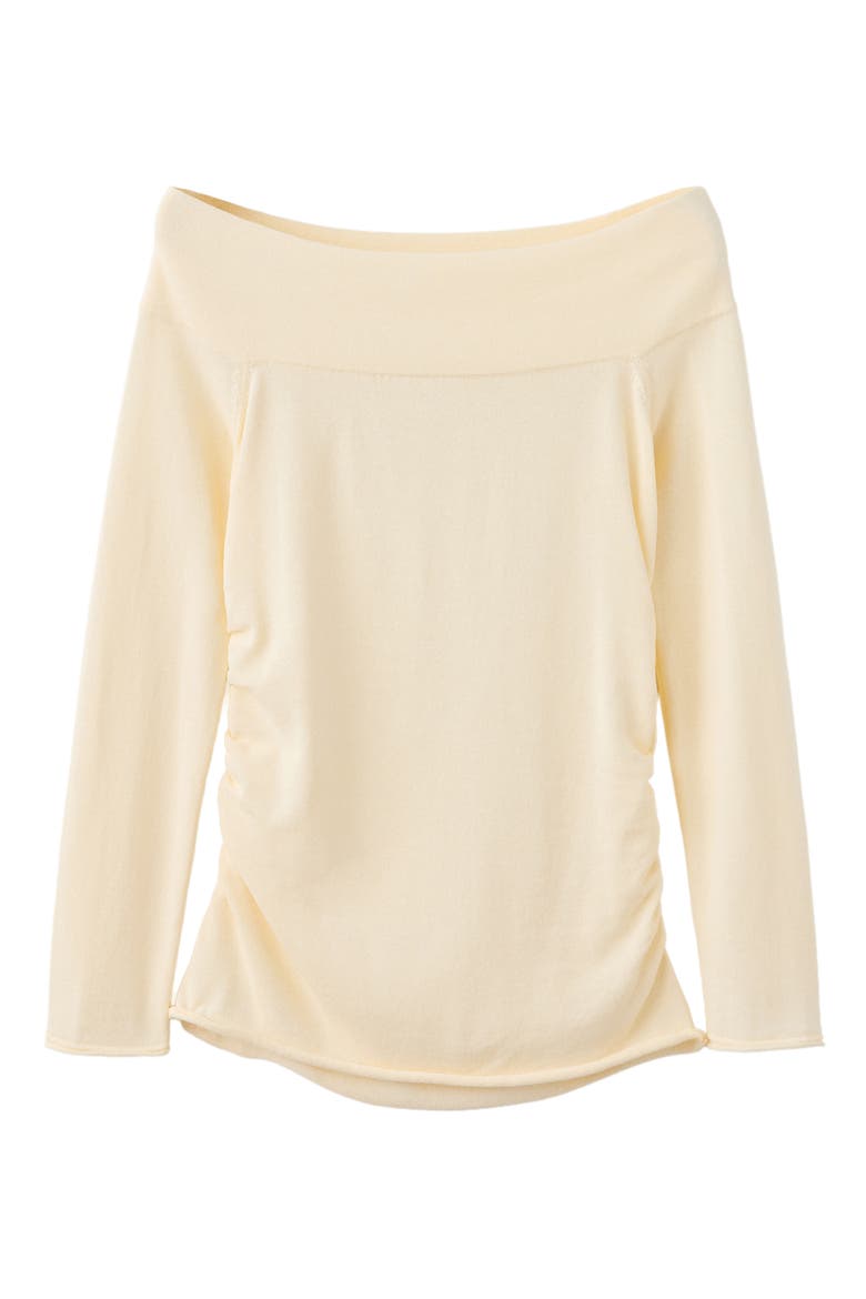 Off the Shoulder Sweater, Alternate, color, ECRU
