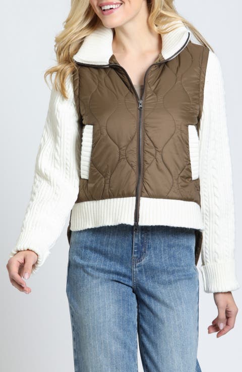 The Sweater Sleeve Puffer Jacket