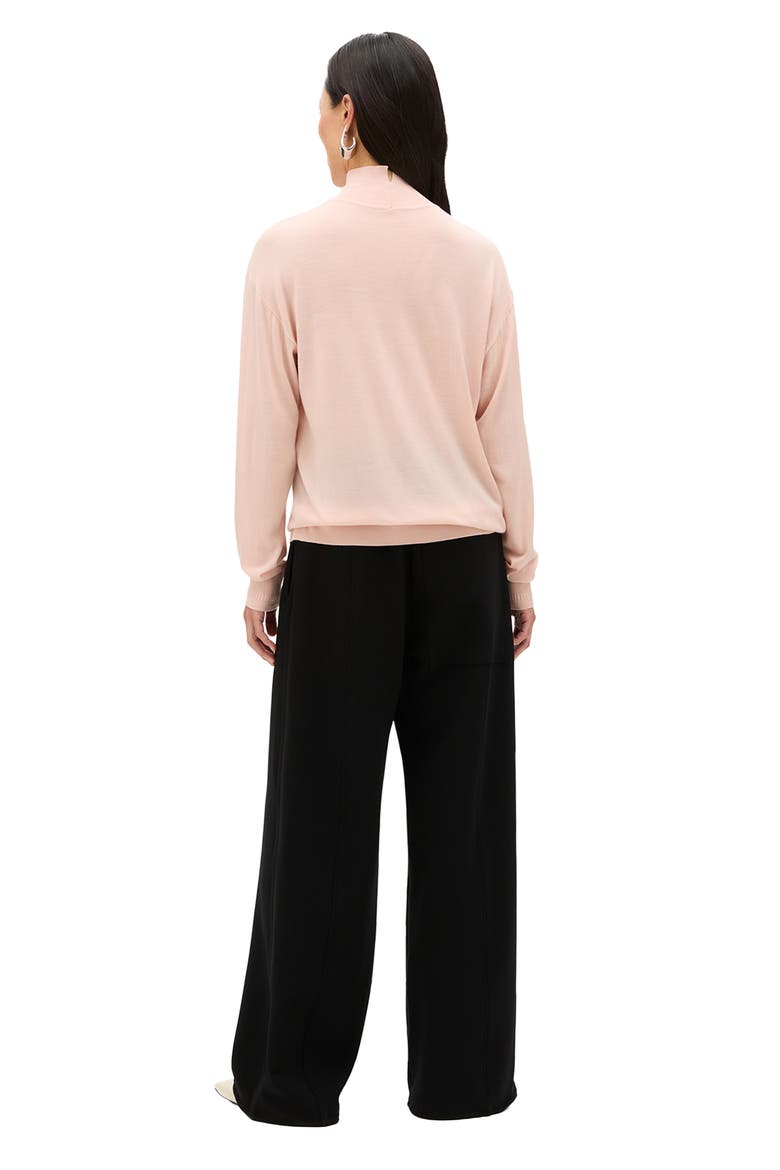 Featherweight Turtleneck, Alternate, color, Lotus Pink
