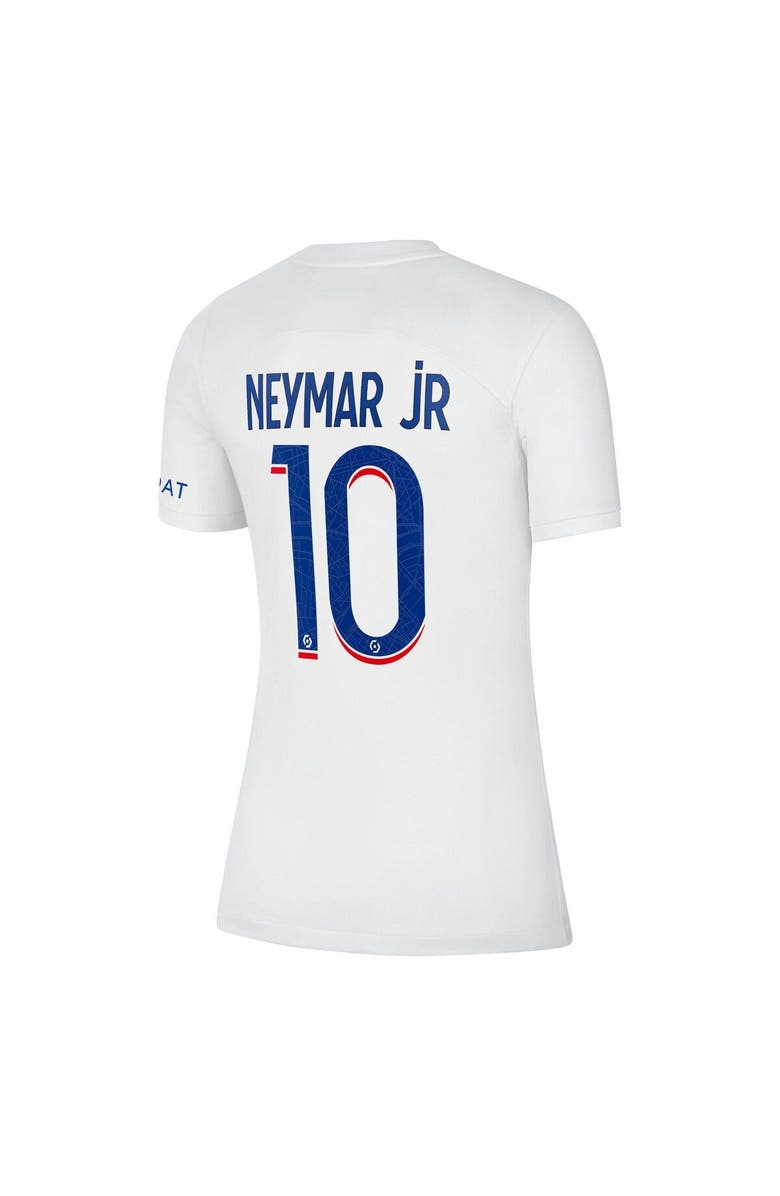 Nike Women's Nike Neymar Jr. White Paris Saint-Germain 2022/23 Third Breathe Stadium Replica Player Jersey, Alternate, color,