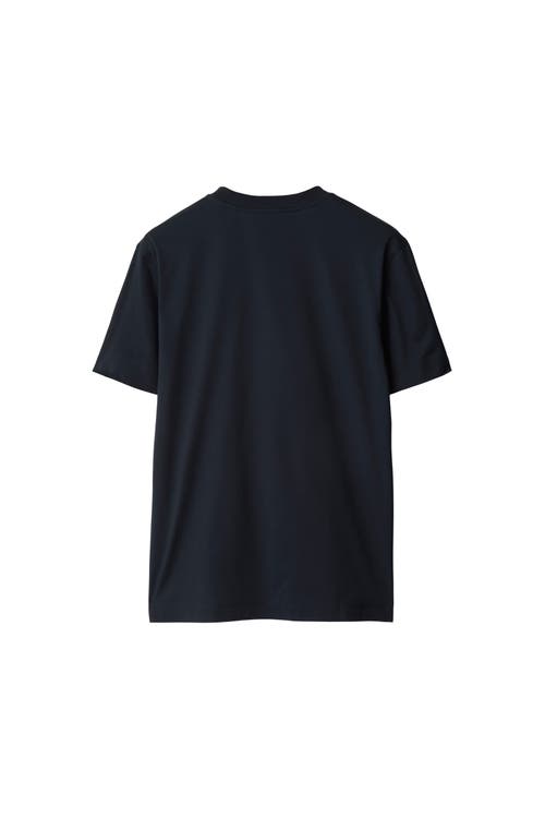 Burberry Cotton T-shirt In Blue
