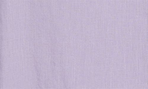 Bugatchi Axel Shaped Fit Linen Button-up Shirt In Lilac