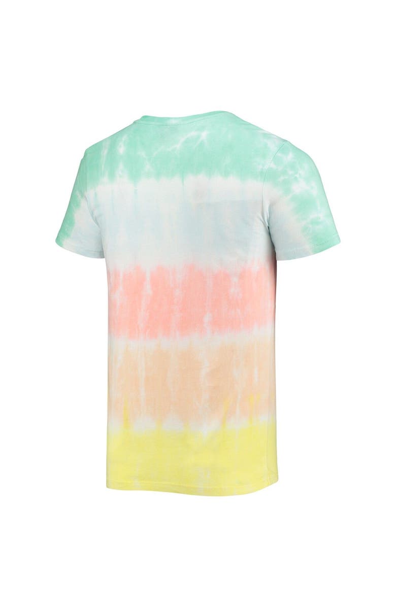 THE WILD COLLECTIVE Mint/Coral WNBA Logowoman Pride Tie-Dye T-Shirt, Alternate, color, Mint
