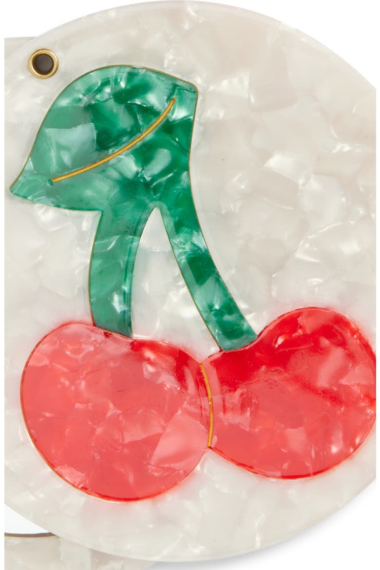 Cherry Jaw Clip & Mirror Set (Nordstrom Exclusive), Alternate, color, RED