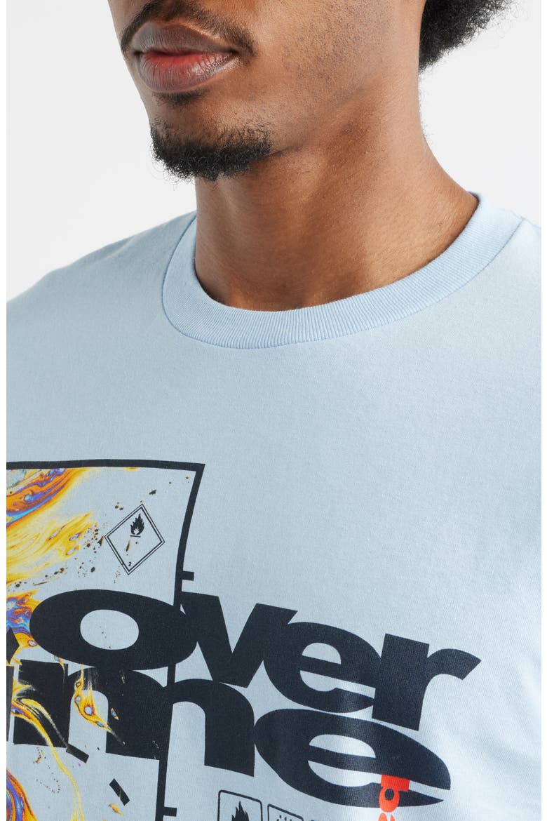 Splash Cotton Graphic T-Shirt, Alternate, color, BLUE