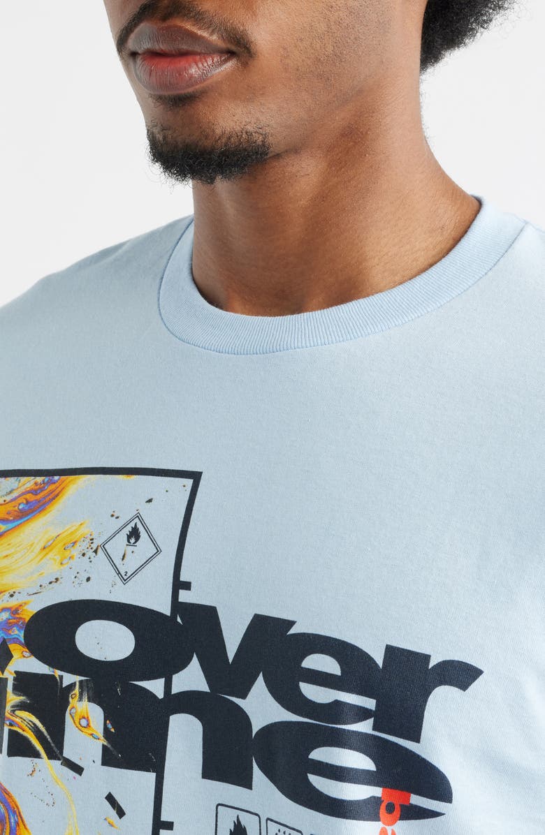 OVERTIME Splash Cotton Graphic T-Shirt, Alternate, color, Blue