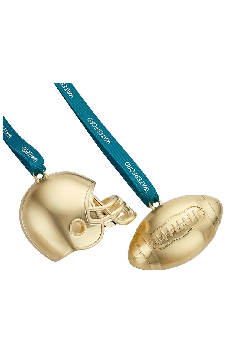 Football Golden Ornament, Alternate, color, GOLD