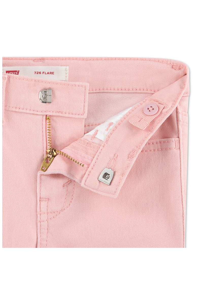 Kids' Flare Jeans, Alternate, color, POWDER PINK