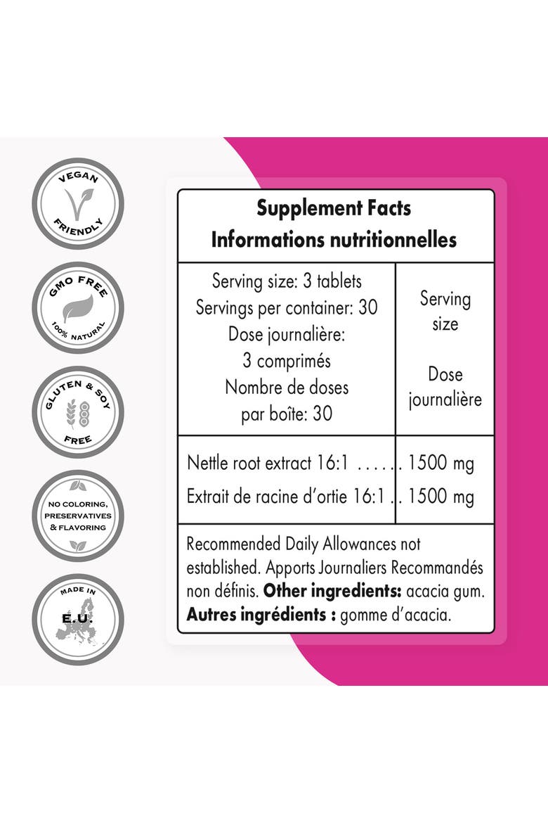 Nettle Root Extract 1500mg, Alternate, color, None