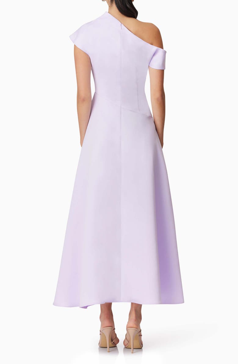 Marissa One-Shoulder Satin High-Low Gown