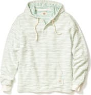 Marine Layer Portola Space Dye Stripe Slub Cotton Blend Beach Hoodie