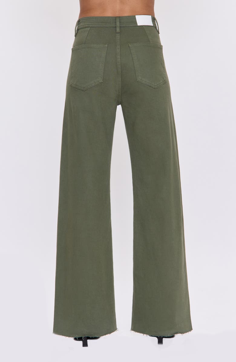 Pistola Penny Wide Leg Utility Jeans, Alternate, color, Meadow