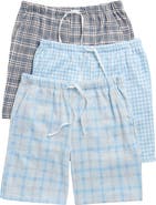 GEOFFREY BEENE 3-Pack Minky Microfleece Lounge Shorts