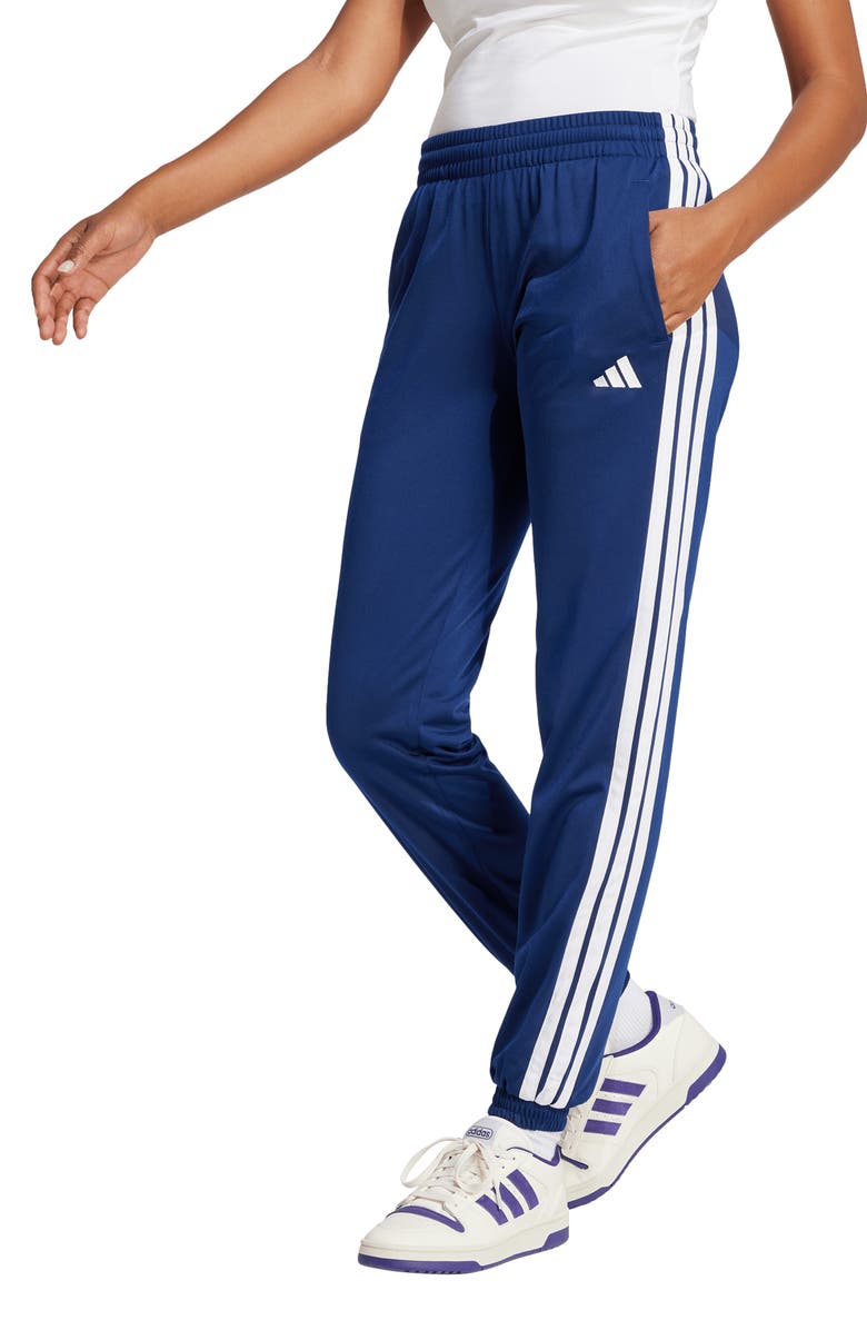 adidas Dayready 3-Stripes Track Pants, Alternate, color, Dark Blue/ White