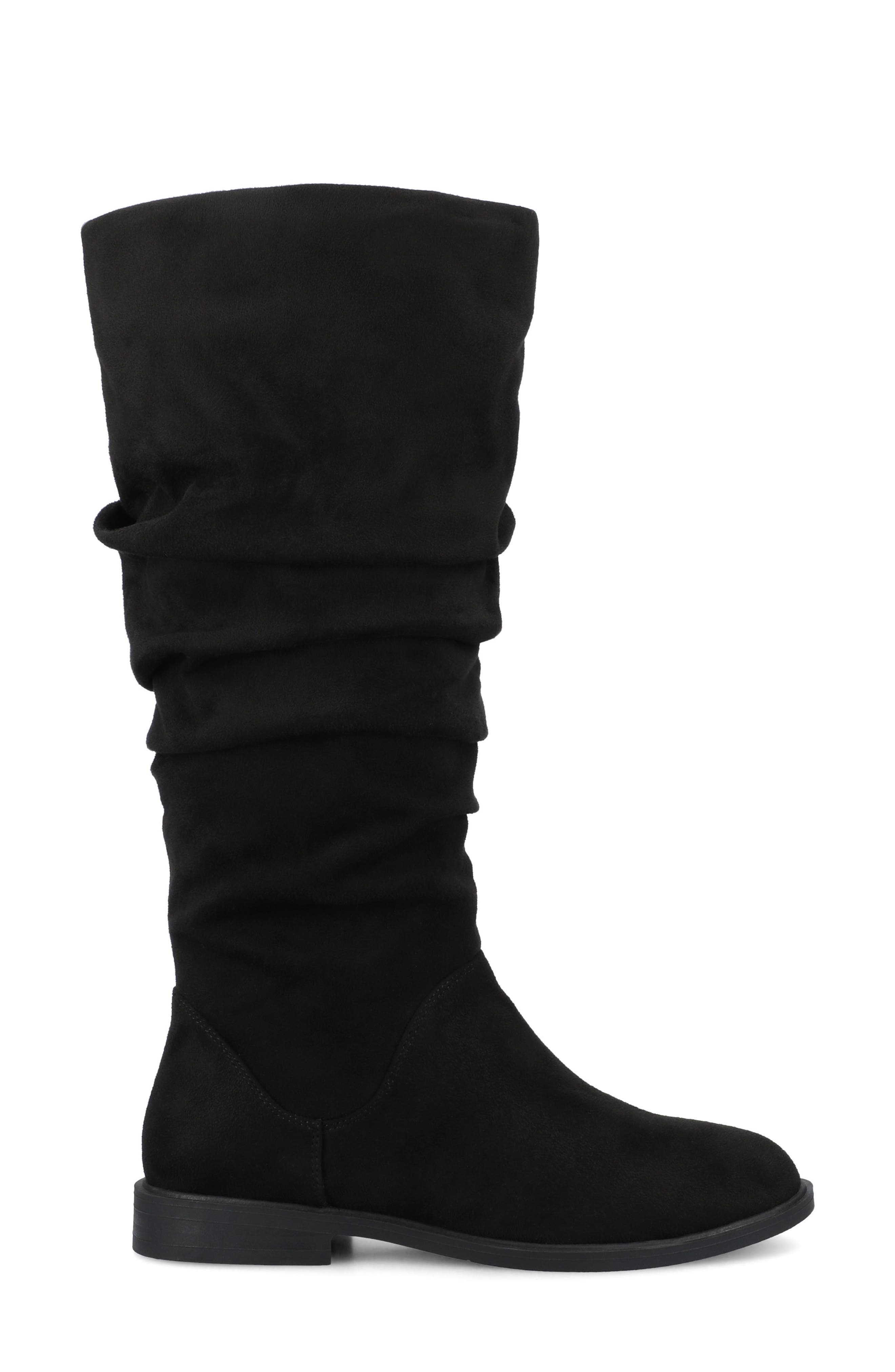 Pennie Knee High Boot, Alternate, color, BLACK SUEDE