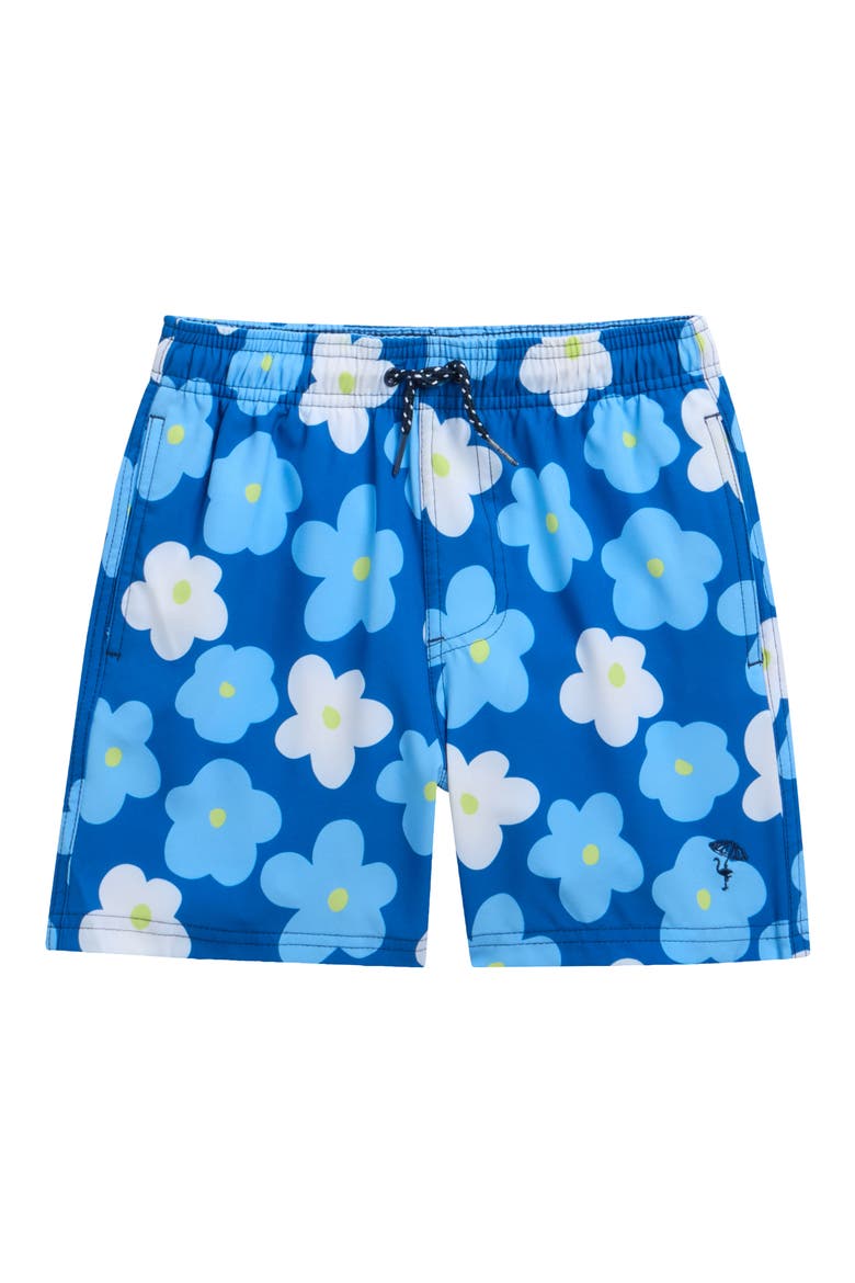 Kids' Daisy Swim Trunks, Main, color, BLUE