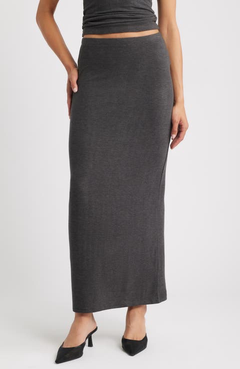 Women's Grey Maxi Skirts | Nordstrom