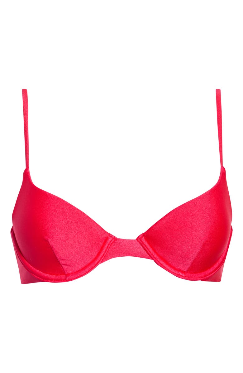 Kulani Kinis Underwire Bikini Top, Alternate, color, Cherry Crush