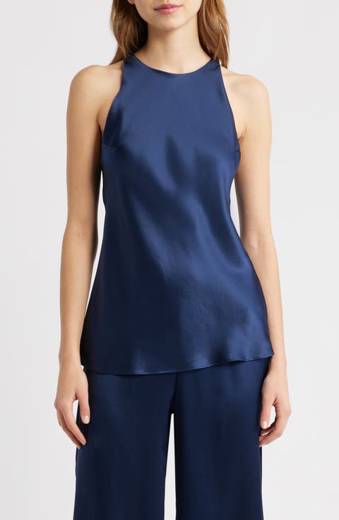 Saskia Silk Tank Top