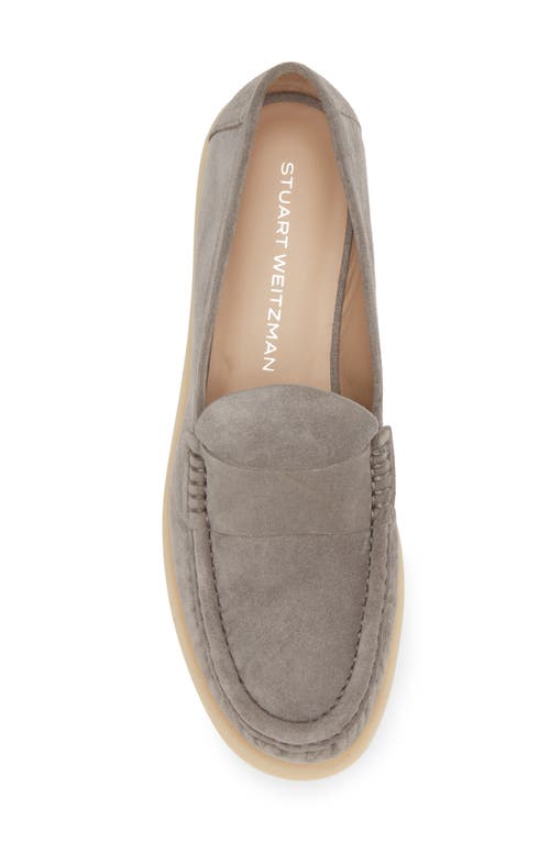 Stuart Weitzman Blake Loafer In Flannel/cream