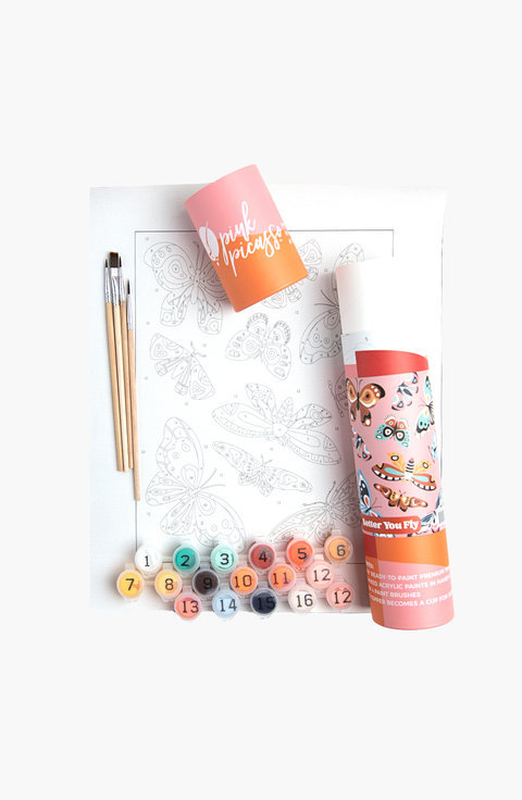 Butterflies Paint by Numbers Kit