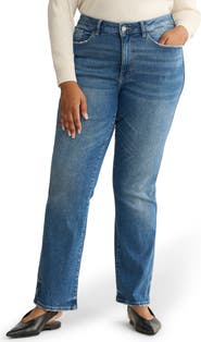 WARP+WEFT ASE High Waist Straight Leg Jeans