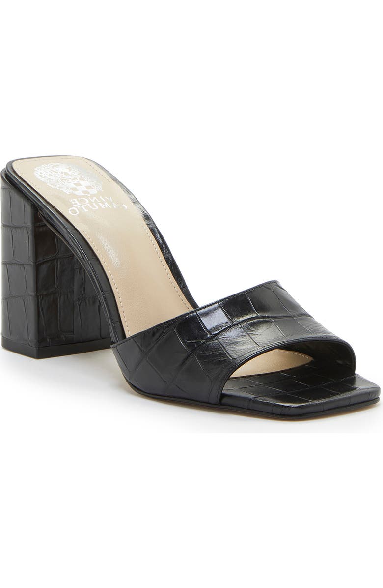 Vince Camuto Daisana Croc Embossed Leather Sandal, Main, color,