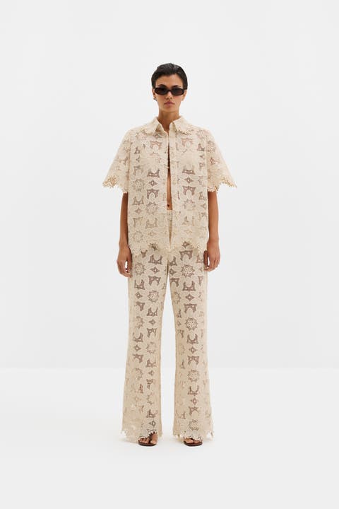 Ari Guipure Lace Shirt