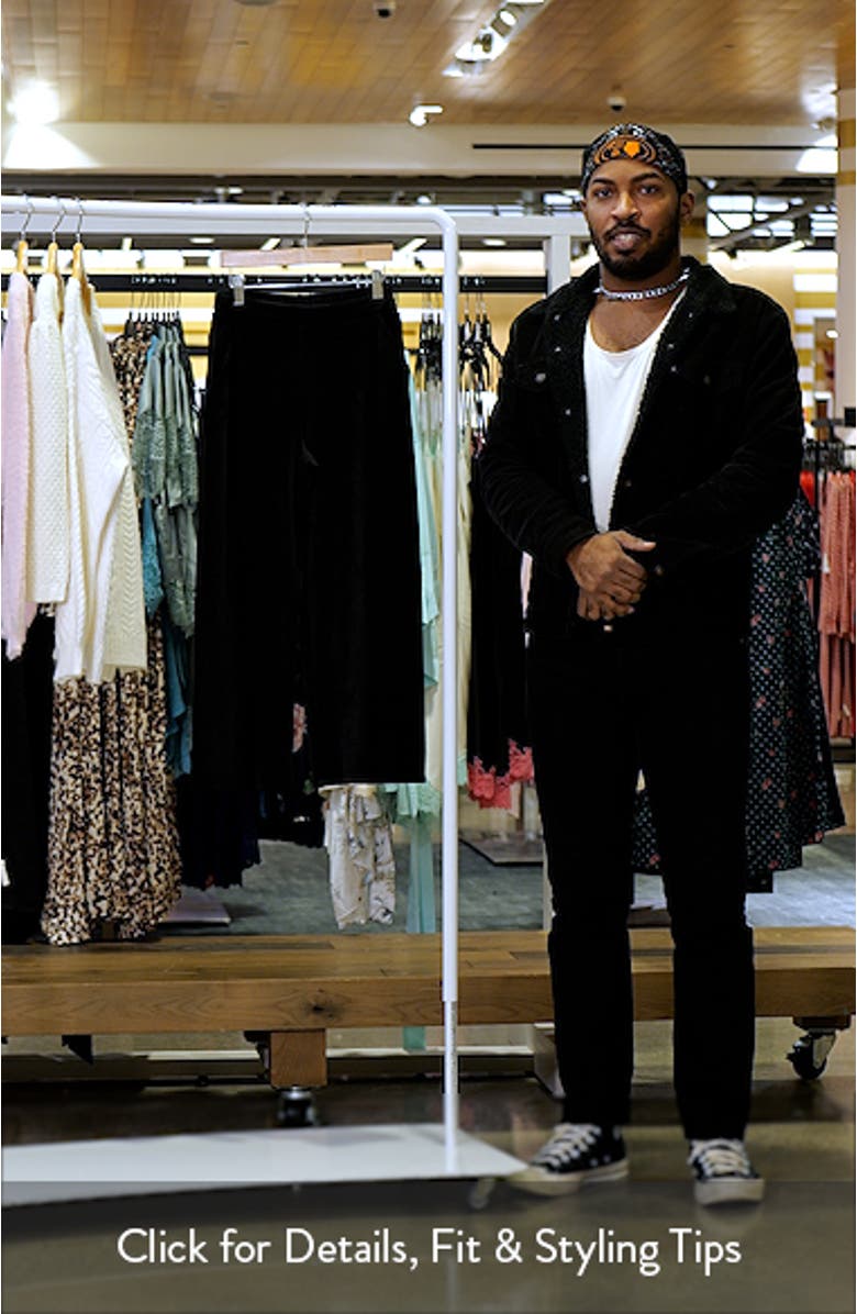 Kids' Stretch Velvet Pull-On Pants, sales video thumbnail