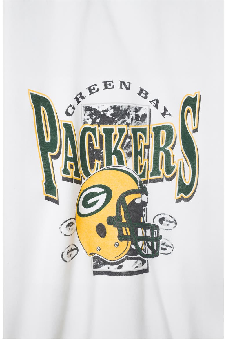 Green Bay Packers Conversion Graphic Sweatshirt, Alternate, color, WHITE
