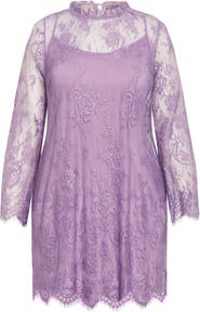 City Chic Zelda Lace Minidress