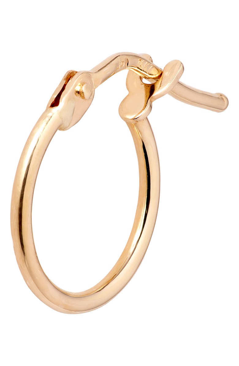 Bony Levy 14K Gold Mini Hoop Earrings, Alternate, color, Yellow Gold