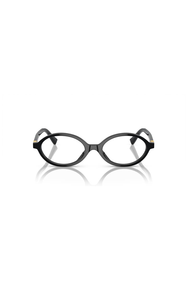 50mm Oval optical glasses, Alternate, color, Black