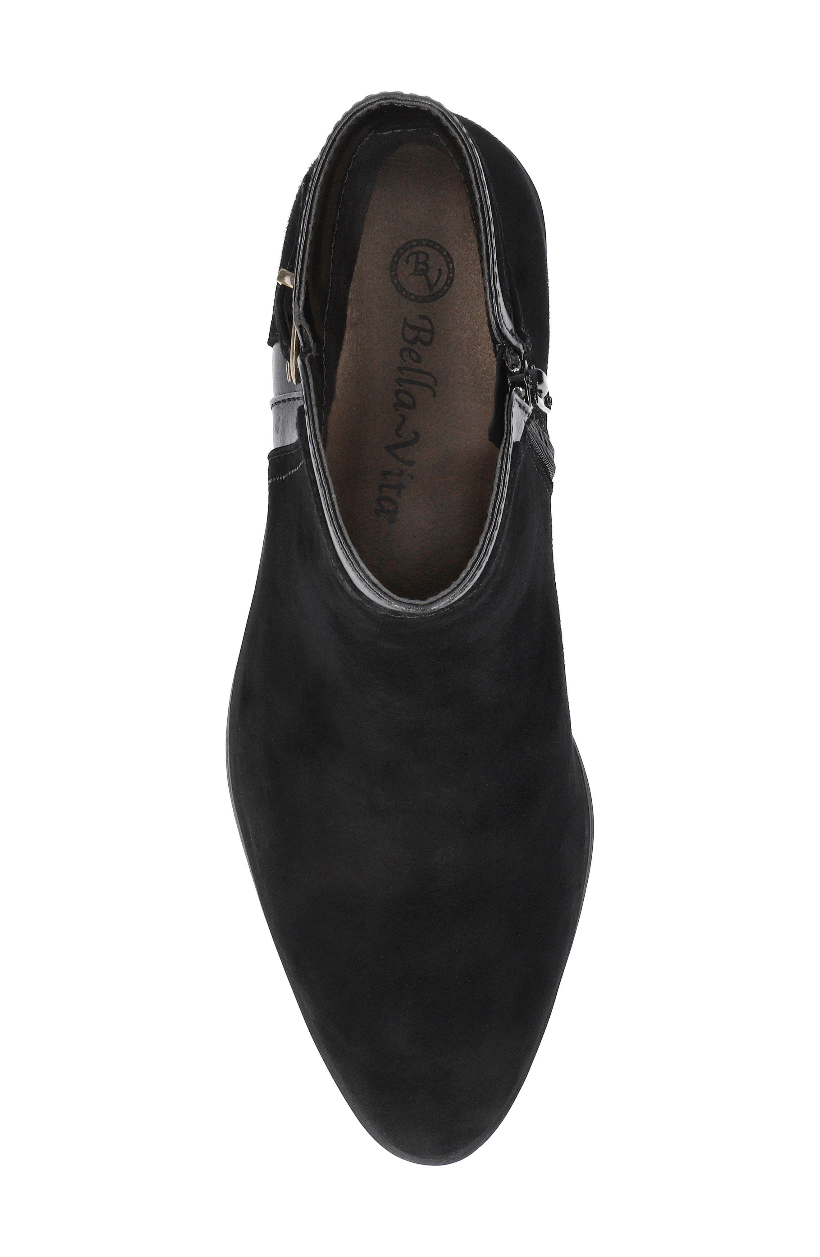 Bella Vita Beatrice Bootie, Alternate, color, Black Kidsuede Leather