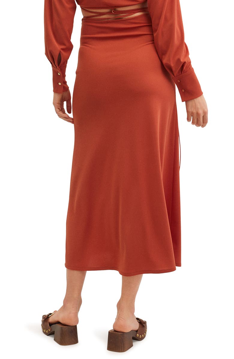 MANGO Metal Appliqué Skirt, Alternate, color, 