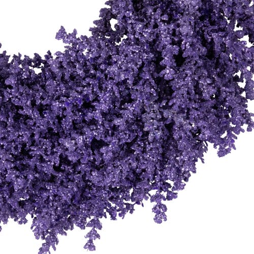 Northlight 28in Lavender Artificial Floral Spring Wreath In Purple