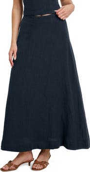 Favorite Daughter There For You Linen Maxi Skirt