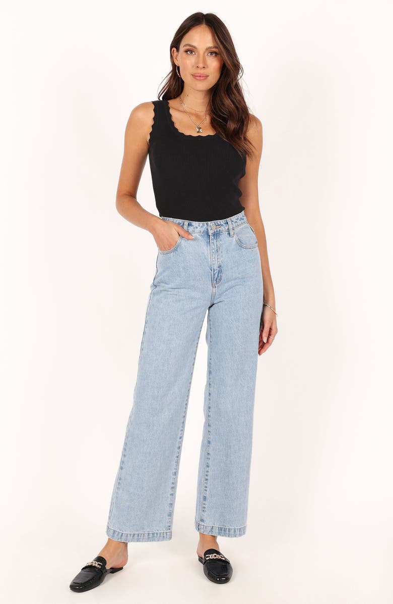 Petal & Pup Monique Rib Tank Top, Alternate, color, Black