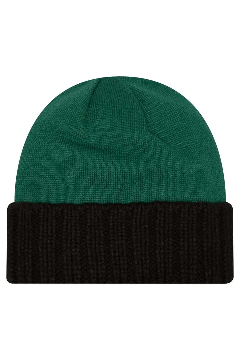 Men's New Era Green New York Jets Oversize Cuffed Knit Hat, Alternate, color, Green