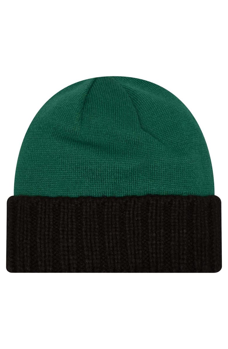 New Era Men's New Era Green New York Jets Oversize Cuffed Knit Hat, Alternate, color, Green