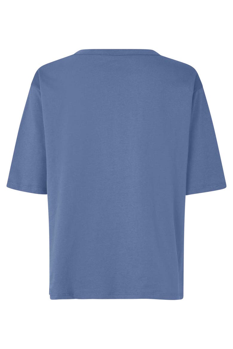 MaDoreann Short Sleeve Crew Neck T-Shirt, Alternate, color, Bijou Blue