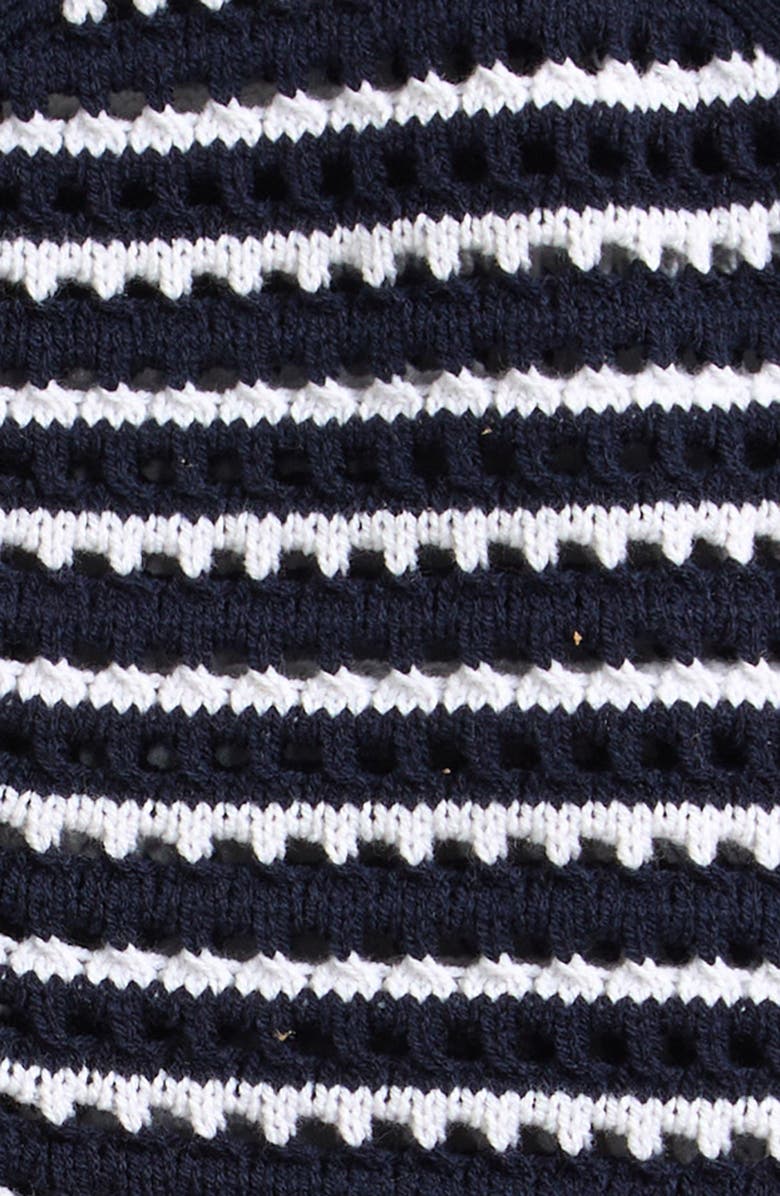 Freshman Kids' Stripe Knit Tank, Alternate, color, Navy White Stripe